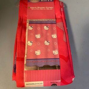 Hello kitty shower curtain